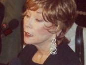 Photo of Shirley MacLaine at the Toronto Film Festival.
