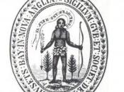 English: Seal of the Massachusetts Bay Colony
