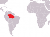 Distribution of the amazon manatee.