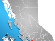 Location of Metro Vancouver in British Columbia, Canada