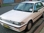 English: 1987–1989 Holden LD Astra SLX hatchback, photographed in Sutherland, New South Wales, Australia.