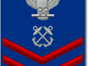 US Coast Guard Petty Officer Second Class insignia