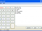 English: Screenshot of Calculator.NET, a Free Open Source Software available under GNU GPL Version 3. URL: http://calculator.googlecode.com/