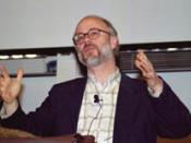 Michael Behe, professor of biochemistry at Lehigh University in Pennsylvania, Intelligent Design proponent. Lecture at DPC, University of Maine.