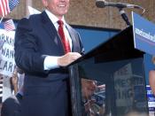 Wesley Clark announces his candidacy on September 17, 2003.