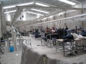 English: A maquiladora-factory in Mexico