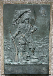 Photo's of Hull Robinson Crusoe monument, in what is now Queen's Gardens, Hull but what would then have been Queens Dock