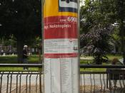 English: Bus stop 