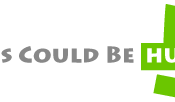 English: ThisCouldBeHUGE.com Logo for online dating