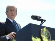 President George W. Bush addresses the class of 2007 at this years Academy's commencement.