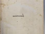 Title leaf of an incunable French translation of Aristotle's Nicomachean Ethics (Paris: Antoine Caillaut and Guy Marchant for Antoine Verard, 8 Sept. 1488; ISTC ia00993000)