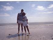 Spring break with Anja in Galveston, Texas - 1987