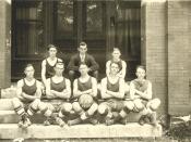 This is the Dickson High School Basketball Team. From Dickson, Tennessee, 1922.