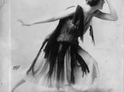 English: Violet Romer in flapper dress