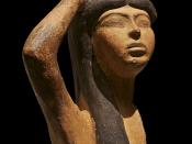 Mourner. Could be Isis mourning Osiris