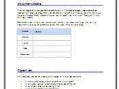 Sample Target Audience Questionnaire Template for Training Plan