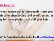 Hair Care Tip: Rinse Your Hair Thoroughly After Shampooing & Conditioning