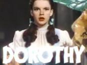 Cropped screenshot of Judy Garland from the trailer for the film The Wizard of Oz.