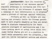 A telegram sent by Ambassador Henry Morgenthau Sr. to the State Department on 16 July 1915 describes the massacres as a 