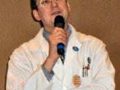 Dr. Samuel C. Conway, aka Uncle Kage, during his story hour at Midwest FurFest 2005.