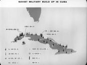English: Soviet Military Build Up In Cuba, late October 1962. United States Department of Defense graphic in the John F. Kennedy Presidential Library and Museum, Boston.