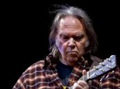 English: Neil Young in concert in Oslo, Norway in 2009.