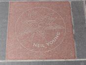 Neil Young's star on Canada's Walk of Fame