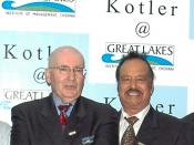 English: Dr. Philip Kotler with Dr. Bala V. Balachandran at Great Lakes Institute of Management