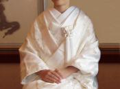 Japanese woman in a wedding kimono.