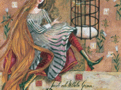 English: cover of the bok Rapunzel Svenska: Omslagsbild av bilderboken Rapunzel av bröderna Grimm