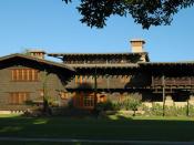 The Gamble House, Pasadena, California, by Charles and Henry Greene, 1908 (photo: 2005, after restoration)
