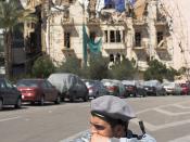 This Ministry of the Interior soldier was guarding the site of the attack that killed former Prime Minister Hariri and started turmoil in Lebanon.