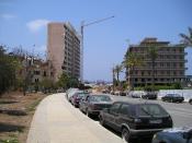Part of Rue Minet al Hosn, where Rafik Hariri was assassinated on February 14, 2005