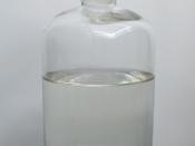 English: Nitric acid 70% in an all glass bottle with ground stopper