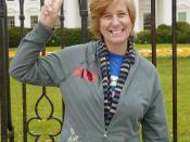 Cindy Sheehan at White House