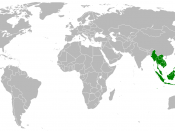 Location of Southeast Asia. This map primarily indicates ASEAN member countries, and therefore does not mark the Andaman and Nicobar Islands, which are also geographically a part of Southeast Asia.