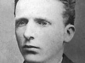 English: Theo van Gogh, 21 years of age. According to the Nationaal Archief this would be Vincent van Gogh, the source of this photograph is the Stedelijk Museum in Amsterdam. However, Stedelijk Museum transferred their material to the Van Gogh Museum whe
