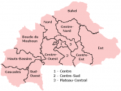 Regions of Burkina Faso.