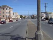 Looking east down Geary Boulevard from 36th Avenue. In use in: Richmond_District,_San_Francisco,_California Geary_Boulevard