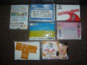 A variety of advertising tissue packages.