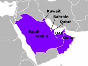 Arab states of the Persian Gulf. Arab Gulf States. ‪Norsk (bokmål)â¬: De arabiske golfstater.