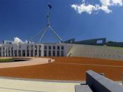 English: Parliament House in Canberra, Australian Capital Territory.