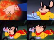 Stills from the Mighty Mouse: The New adventures episode 