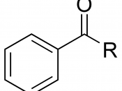 Chemical structure of a benzoyl group