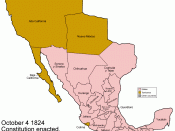 Animated map/timeline of the territorial evolution of Mexico.