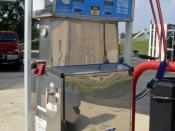 English: Compressed Natural Gas (CNG) dispenser at a fuel station near Pentagon City, Arlington, Virginia