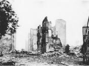 Ruins of Guernica (1937). The Spanish civil war claimed the lives of over half-a-million people.