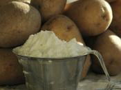 English: Potato flour. Français : Farine de pomme de terre