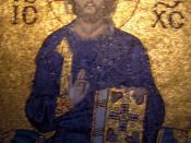 Hagia Sophia ; Empress Zoë mosaic : Christ Pantocrator; Istanbul, Turkey