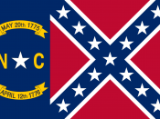 North Carolina Rebel Flag